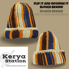 Load image into Gallery viewer, Flip It and Reverse It Slouch Beanie