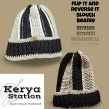 Load image into Gallery viewer, Flip It and Reverse It Slouch Beanie