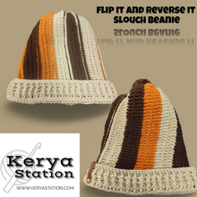 Load image into Gallery viewer, Flip It and Reverse It Slouch Beanie