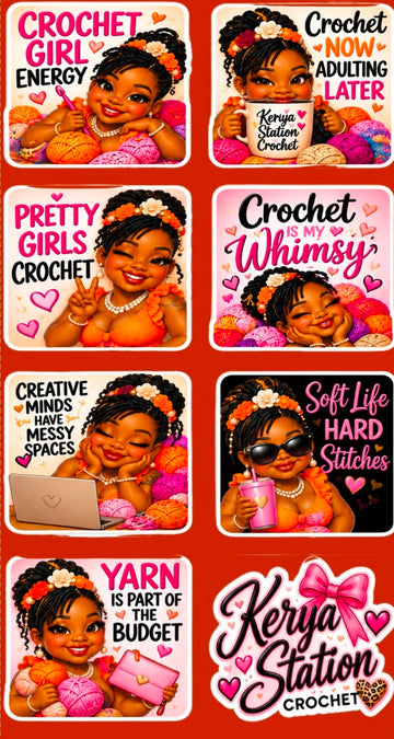 Crochet Girl Energy Mix